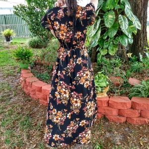 Flowy floral dress